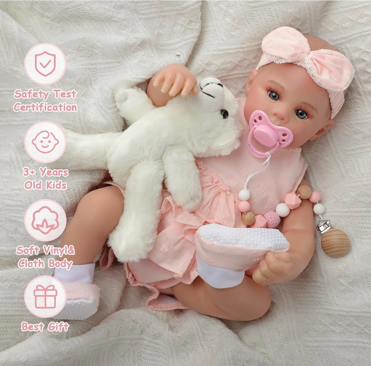 Lucia bebé reborn muñeca realista - Imagen 4