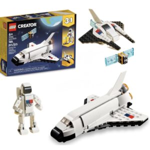 LEGO creator 3 en 1:  Nave, transbordador, astronauta