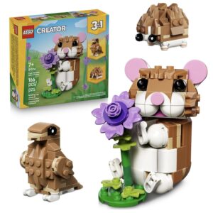 LEGO creator 3 en 1:  Hámster, pájaro y puercoespín