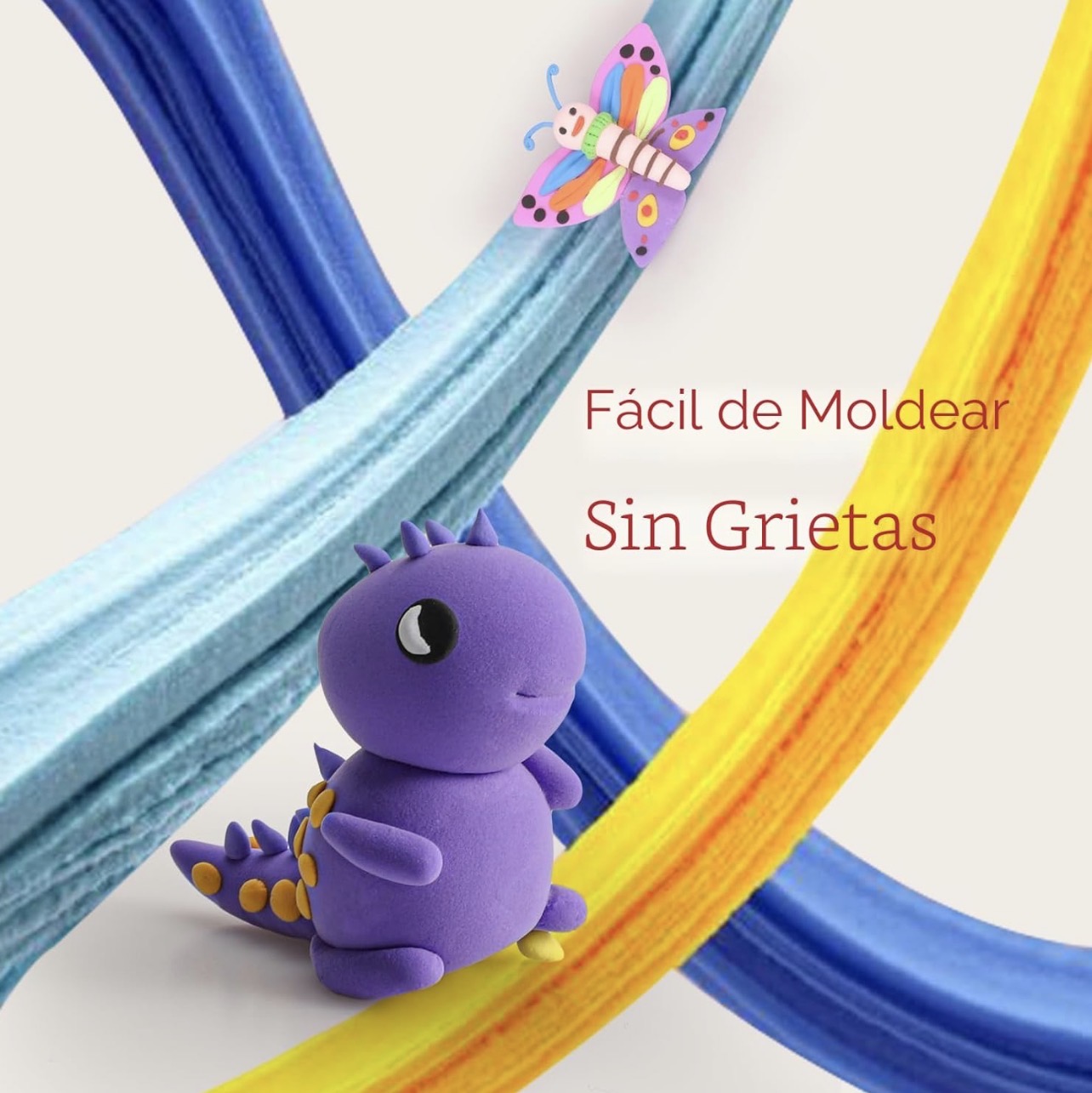 Kit de arcilla de secado rápido moldeable x36 colores - Imagen 6