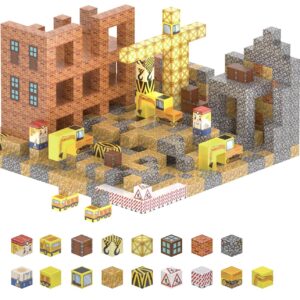 Bloques magnéticos de cubo  Construcción e ingeniería 100 piezas