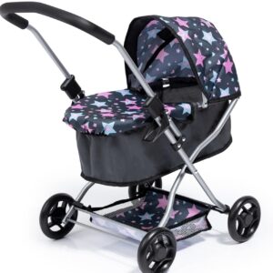 Coche europeo para muñeca con mango ajustable