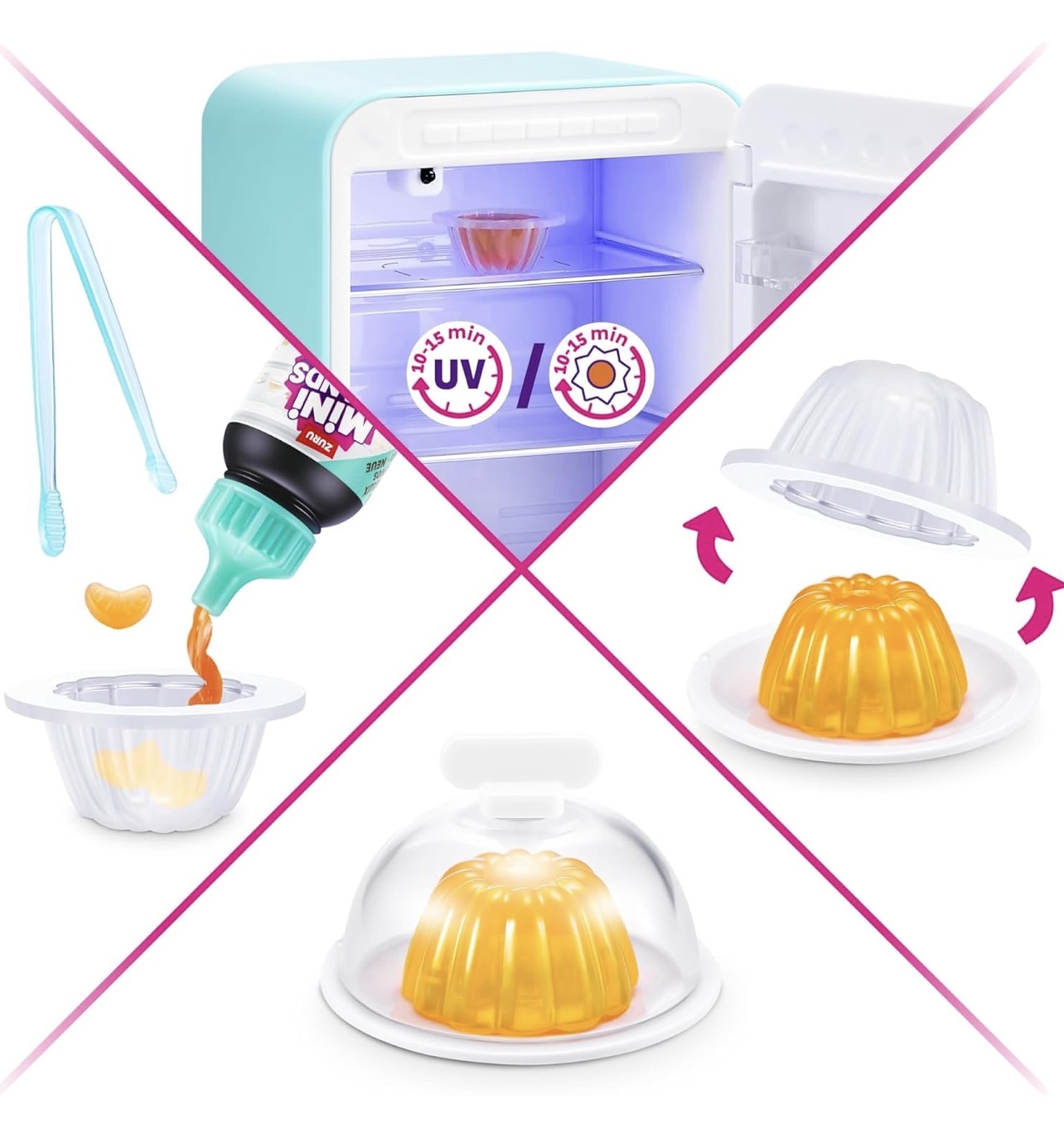 Nevera mini brands con luz UV en refrigerador - Imagen 3