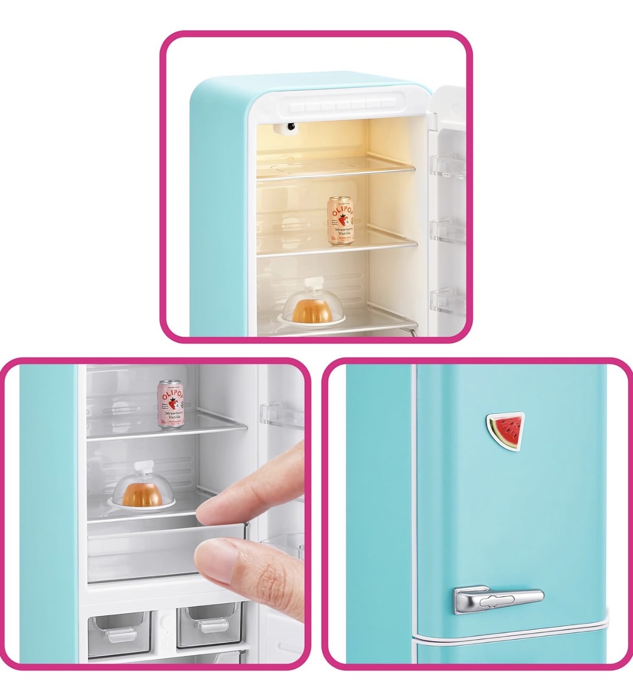 Nevera mini brands con luz UV en refrigerador - Imagen 5