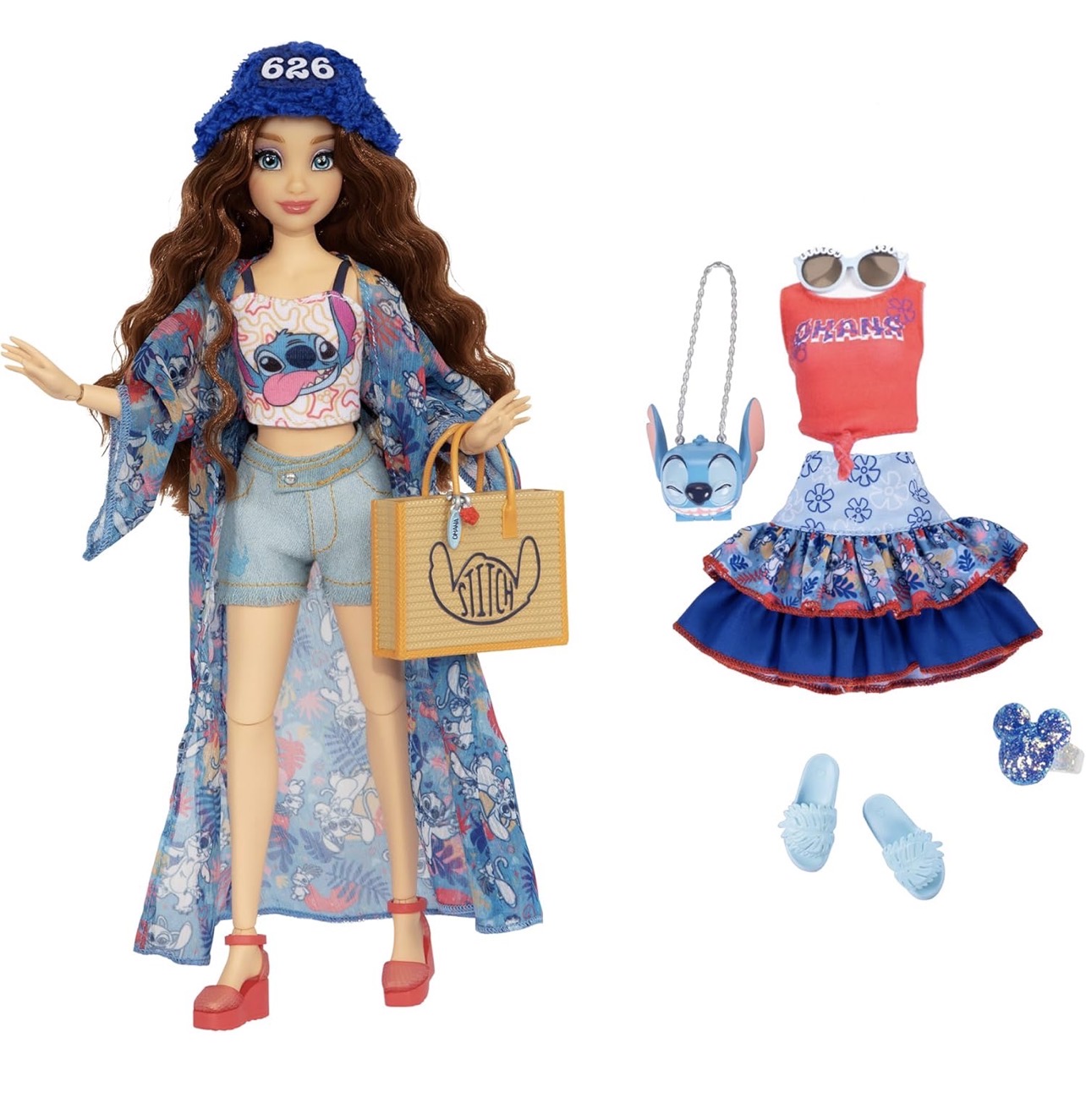 Muñeca Disney ILY 4 Ever de Stitch Con doble ropa y accesorios