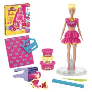 Playdoh Juego de Barbie rubia para hacer moda