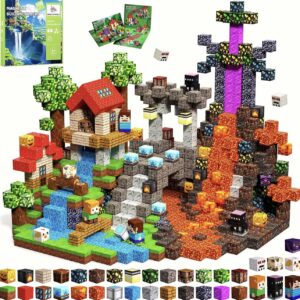 Bloques magnéticos de cubo Minecraft Tasalia x100 piezas