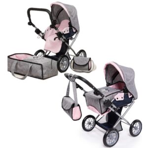 Coche City Star 3 en 1 con pañalera. Europeo, paseador y cuna Moisés