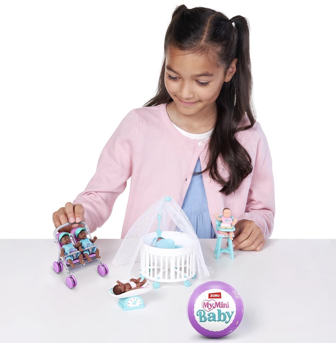 My mini baby serie 1 Pack x2 Cápsulas sorpresa con bebé y accesorios - Imagen 2