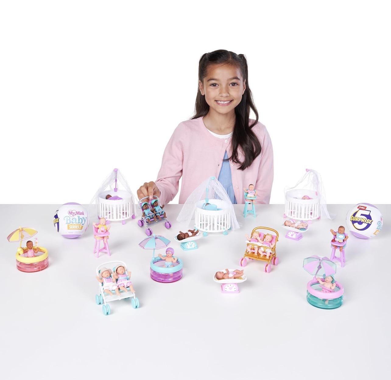 My mini baby serie 2 Pack x2 Cápsulas sorpresa con bebé y accesorios - Imagen 4