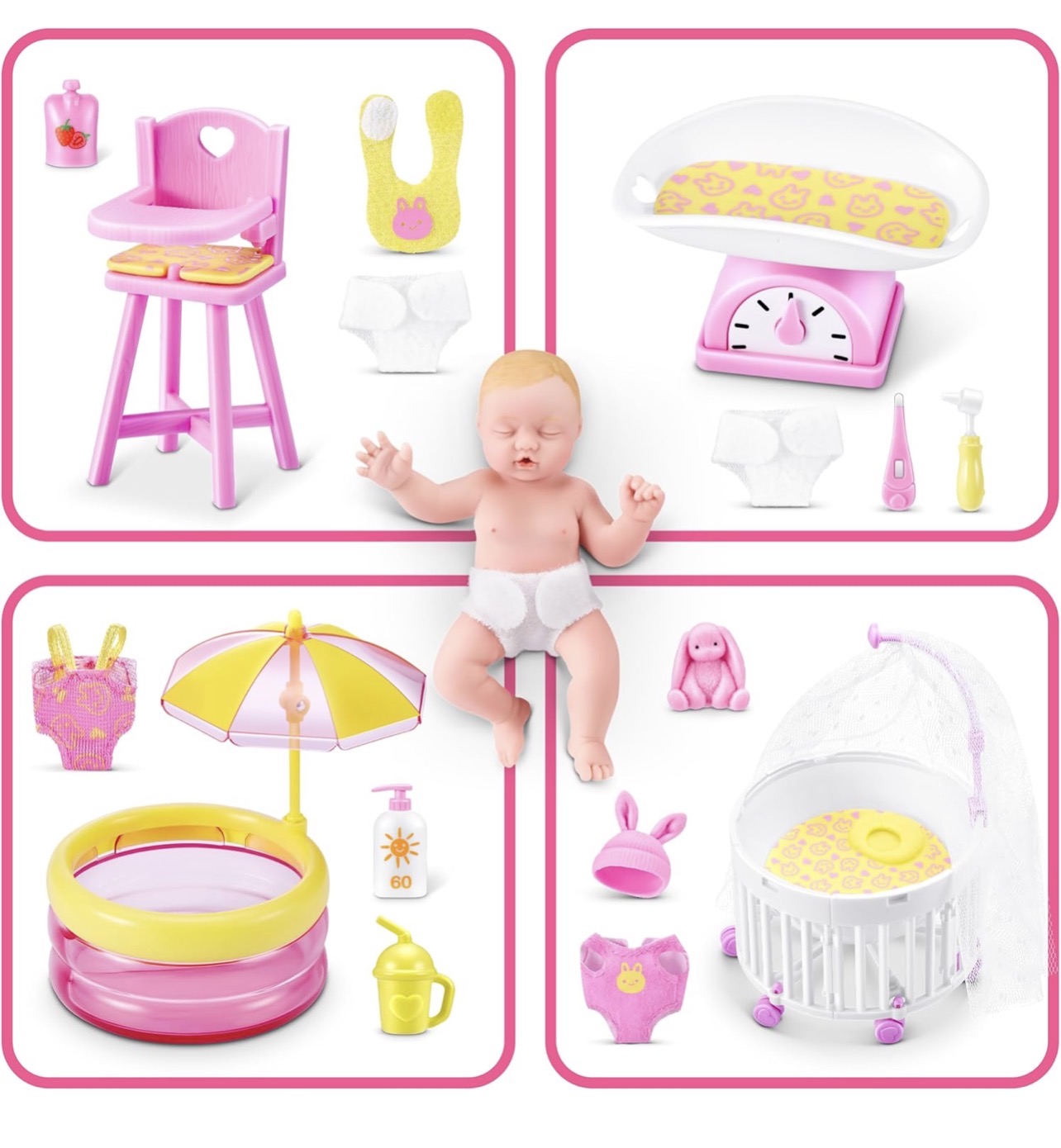 My mini baby serie 2 Pack x2 Cápsulas sorpresa con bebé y accesorios - Imagen 6