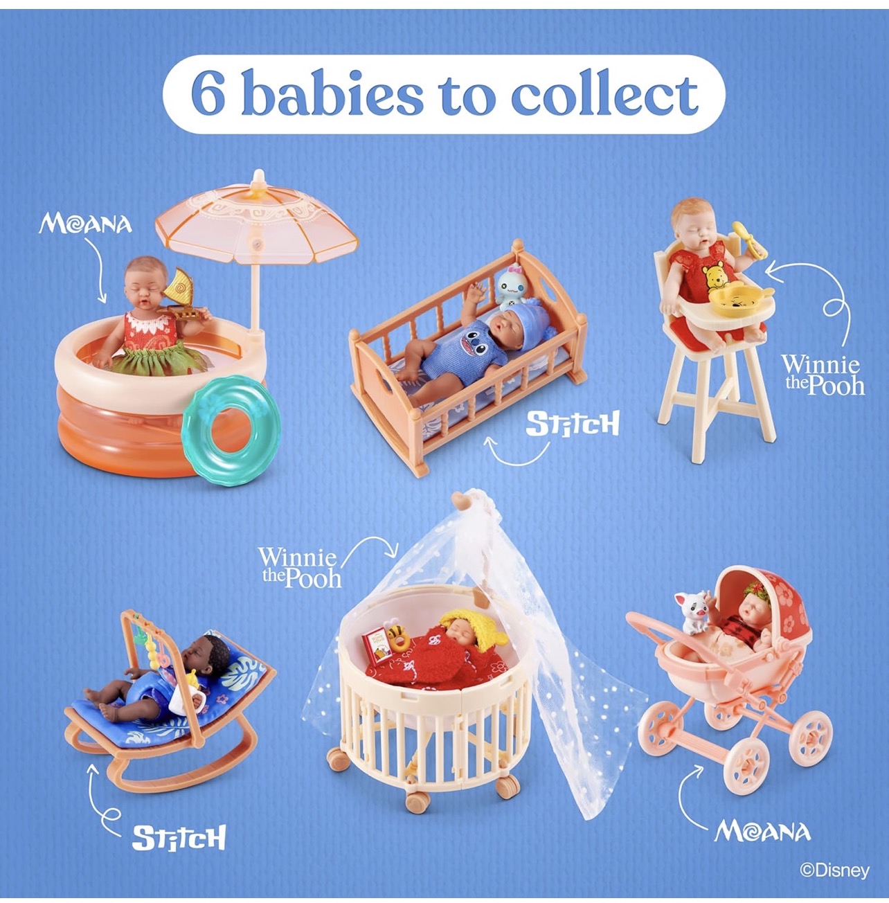 My mini baby Disney Pack x2 Cápsulas sorpresa con bebé y accesorios - Imagen 2