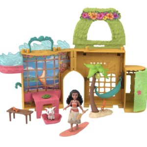 Castillo portatil de Moana Storytime con muñeca y 10 piezas