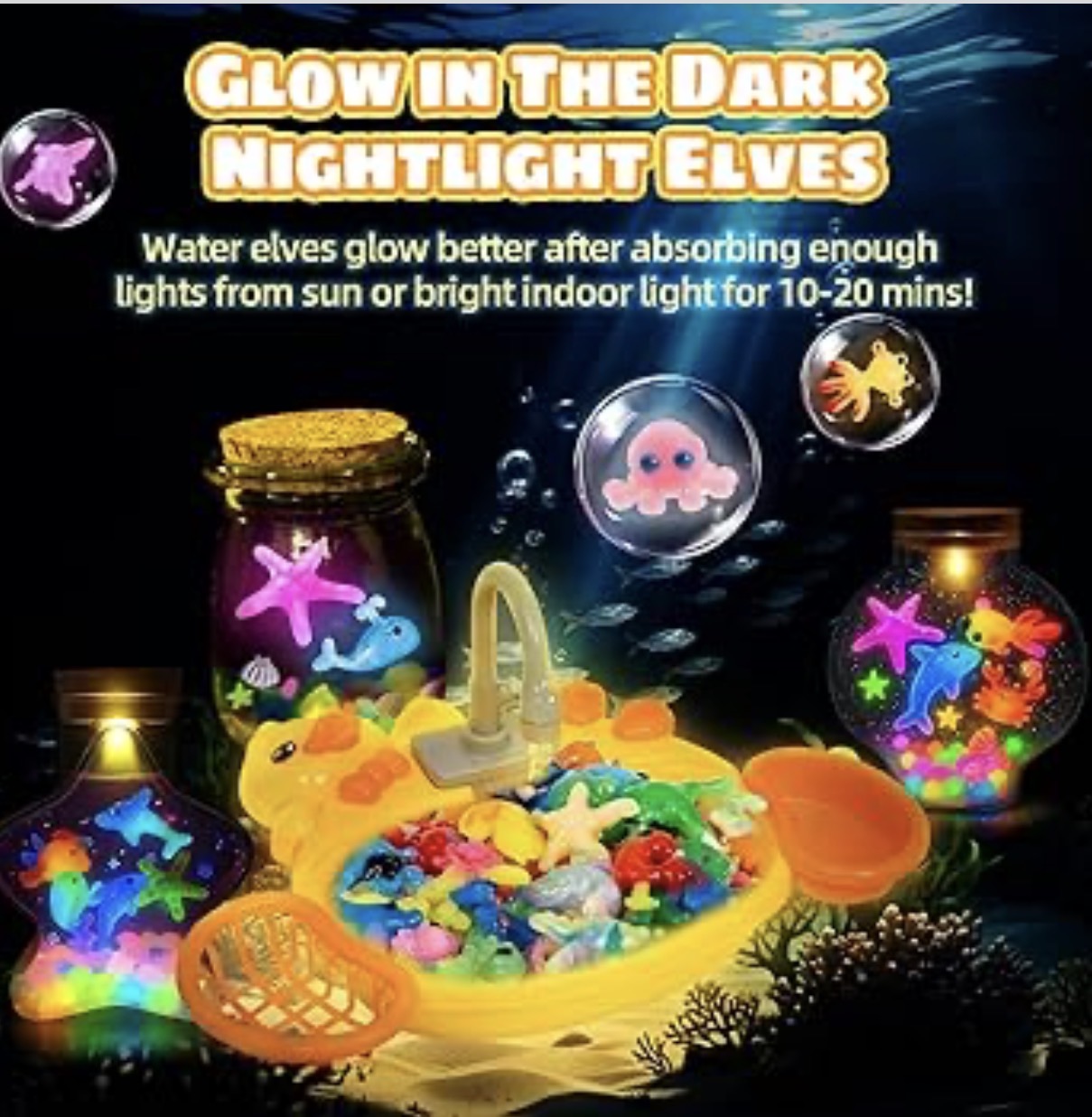 Magic Water elf kit para hacer squishy con lavadero de pato - Imagen 3