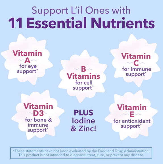 LIL CRITTERS Multivitaminicos para niños x190 gomitas - Imagen 2